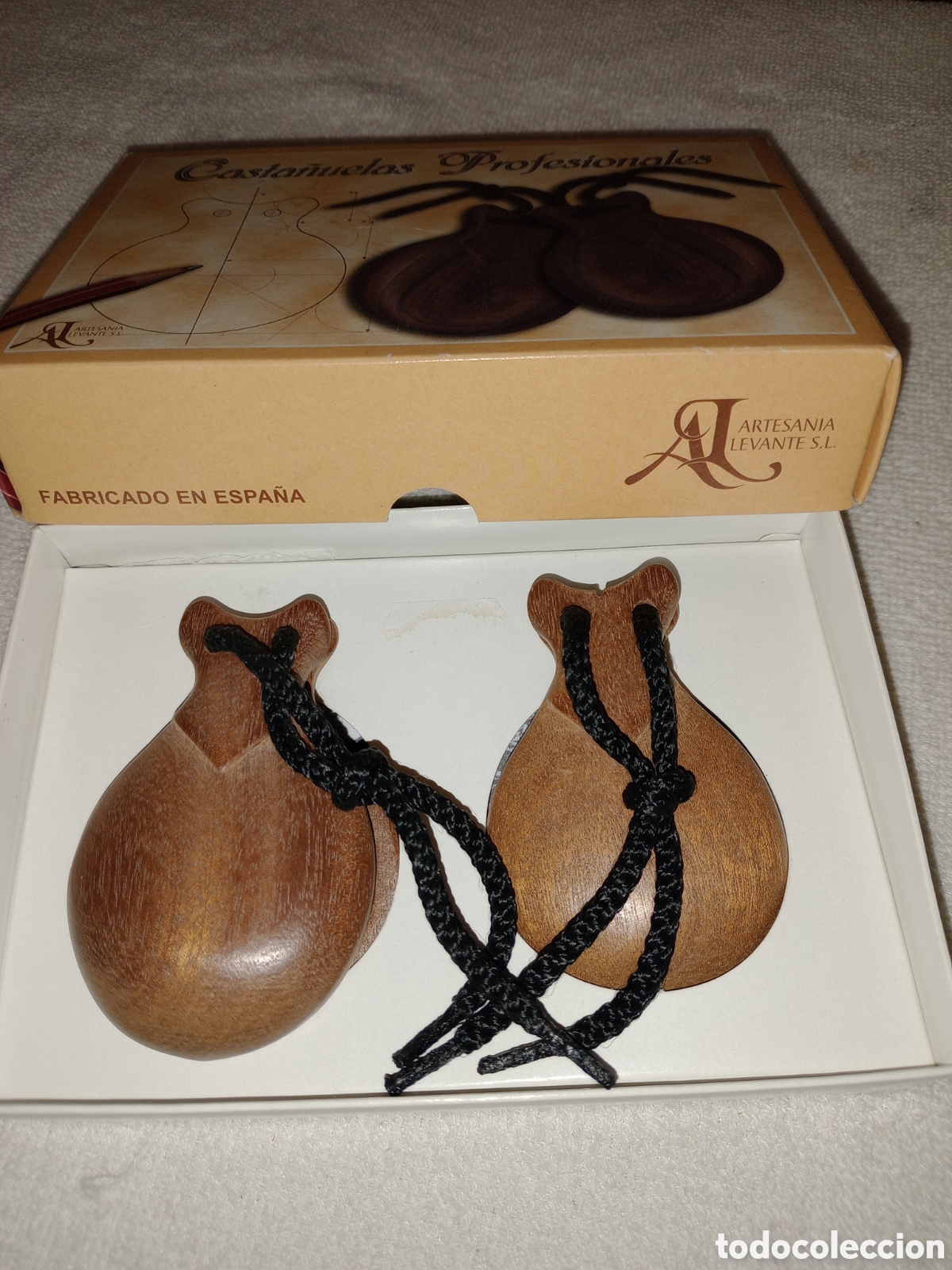 Instrumentos musicales: Casta&ntilde;uelas profesionales de fibra especial n&uacute;mero 6