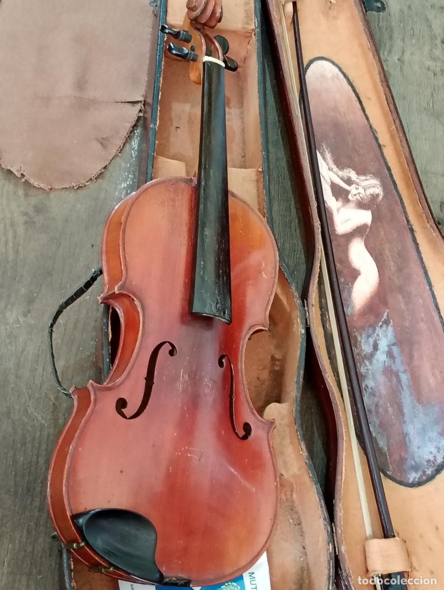 Instrumentos musicales: Stradivarius Copia francesa. S.XIX. 4/4 completo.