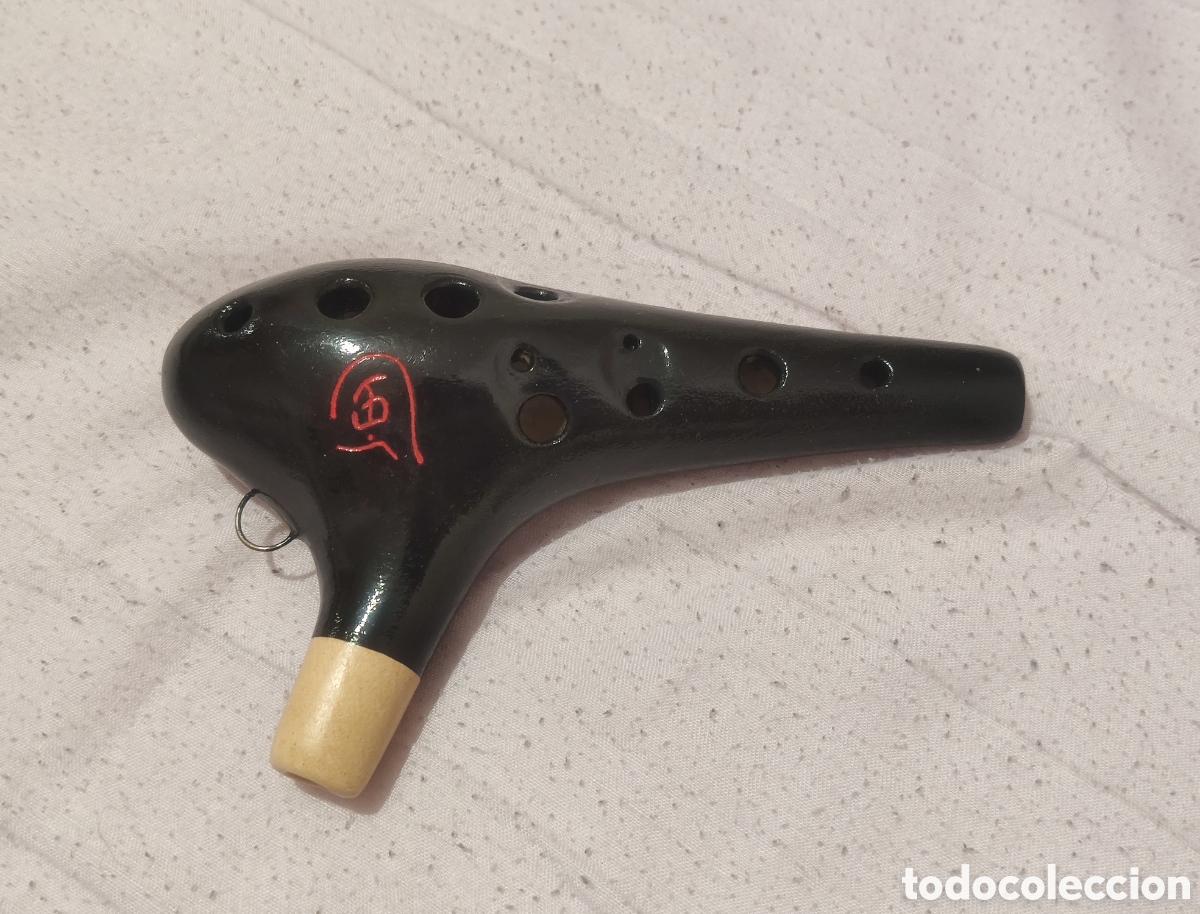 Instrumentos musicales: Ocarina Watanabe Negra - Soprano F - 12 Agujeros - Flauta Cer&aacute;mica