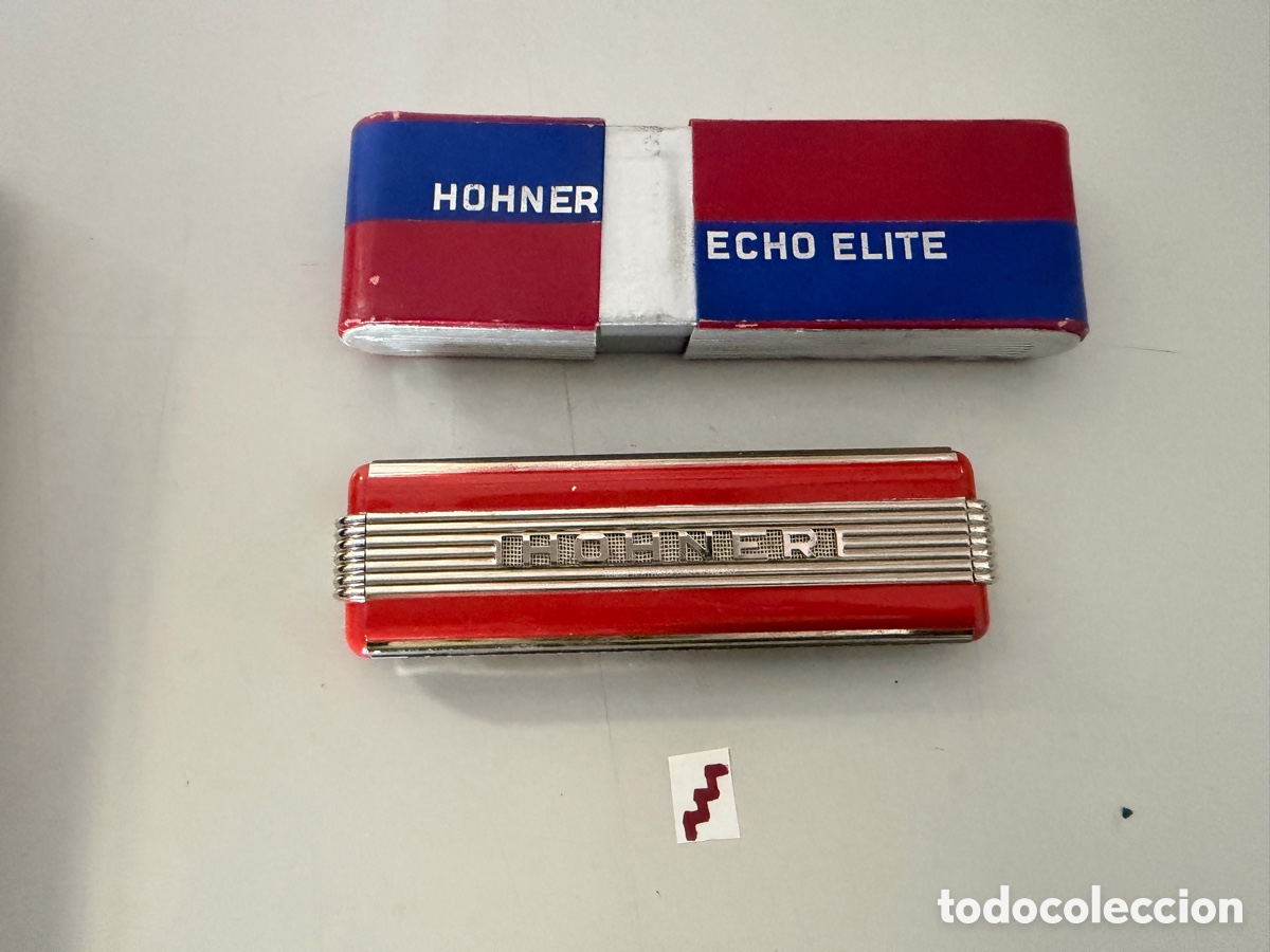 Instrumentos Musicais: Arm&oacute;nica vintage HOHNER ECHO ELITE ALEMANIA con caja
