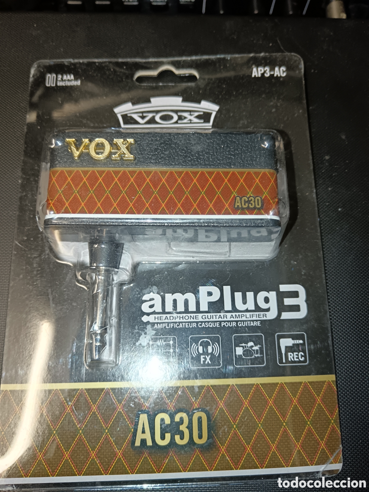 Instrumentos musicales: Amplificador de auriculares VOX amPlug 3 modelo AC30