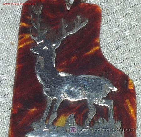 Joyeria: COLGANTE EN PLATA LABRADA Y CAREY - Foto 2