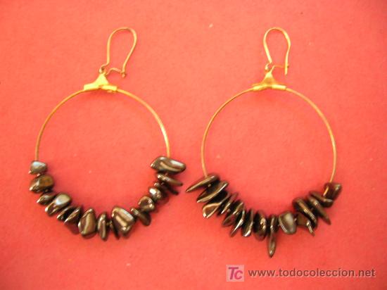Joyeria: BONITOS PENDIENTES BISUTERIA CON HEMATITES - Foto 1