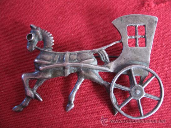 Joyeria: ANTIGUO BROCHE DE PLATA - Foto 1