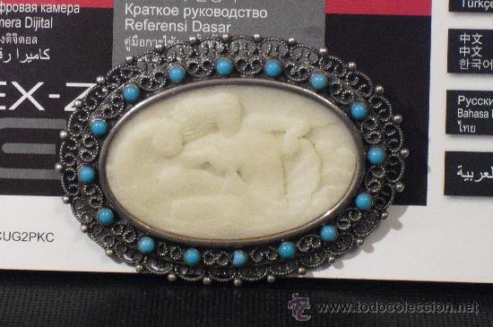 Joyeria: antiguo broche de plata - Foto 1