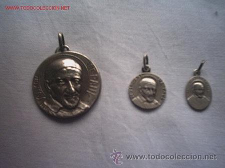 Joyeria: 3 MEDALLAS DE PLATA ( San Ignacio de Paul ) - Foto 1