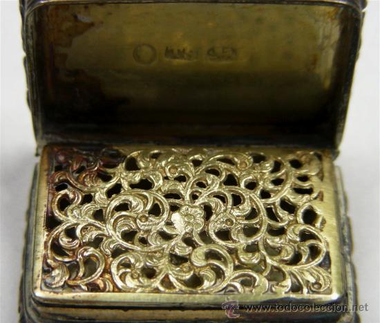 Joyeria: VINAGRETTE DE 1880 PLATA CON SUS MARCAS - Foto 2