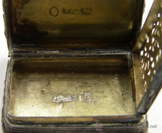 Joyeria: VINAGRETTE DE 1880 PLATA CON SUS MARCAS - Foto 5