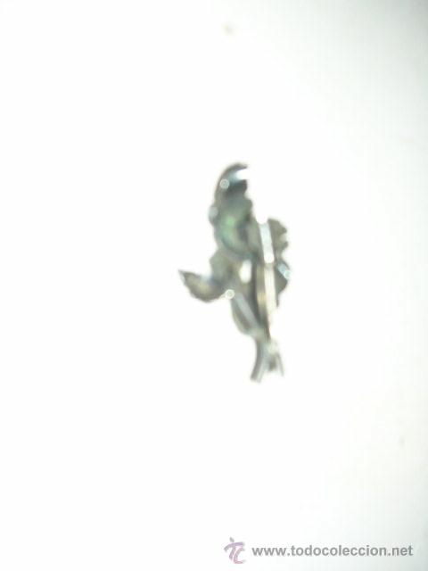 Joyeria: BROCHE CON AGULA ANTIGUO DE PLATA Y ORO -4 CM. DE LARGO - Foto 2