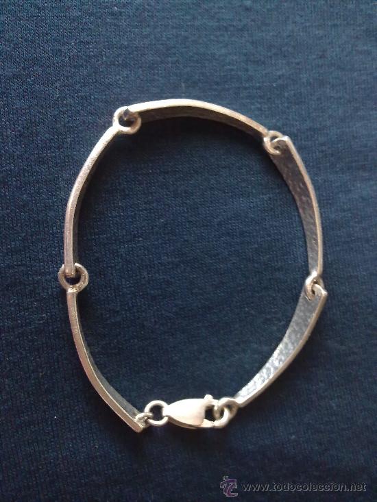 Joyeria: Pulsera de eslavones de plata de ley ( 925 ) - Foto 2