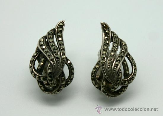 Joyeria: Pendientes de Marquesitas finales S.XIX. - Foto 1