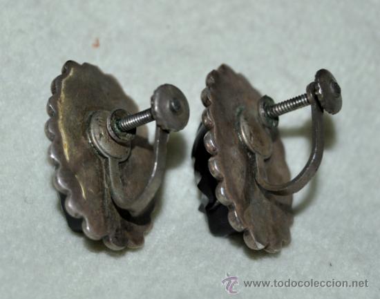Joyeria: PENDIENTES ART-DECO DE PLATA Y &Oacute;NIX - Foto 2