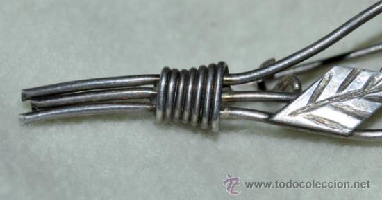 Joyeria: BROCHE DE PLATA CON PIEDRAS - Foto 3
