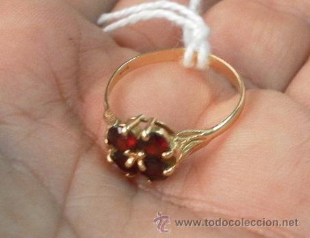 Joyeria: Antiguo anillo. Oro de 18 k. Con estuche original - Foto 1