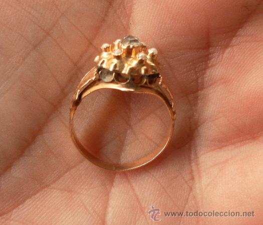 Joyeria: Antiguo anillo. Oro de 18 k. Con estuche original. - Foto 4