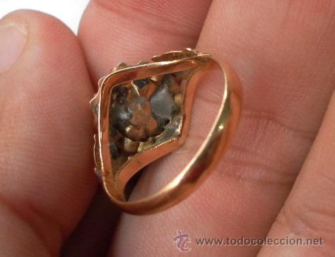 Joyeria: Antiguo anillo. Oro de 18 k. Con estuche original. - Foto 7