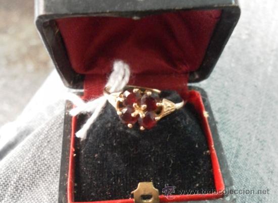 Joyeria: Antiguo anillo. Oro de 18 k. Con estuche original - Foto 7