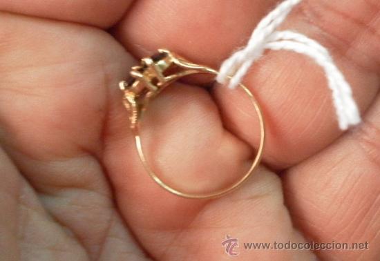 Joyeria: Antiguo anillo. Oro de 18 k. Con estuche original - Foto 2