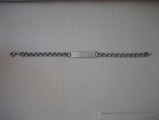 Joyeria: ESCLAVA DE PLATA GRABADA MONSE - Foto 3
