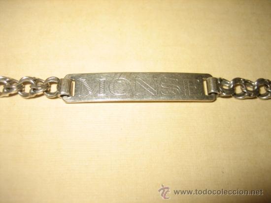 Joyeria: ESCLAVA DE PLATA GRABADA MONSE - Foto 4