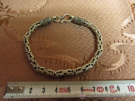 Joyeria: Curiosa pulsera en plata de ley punzonada 925 - Foto 1
