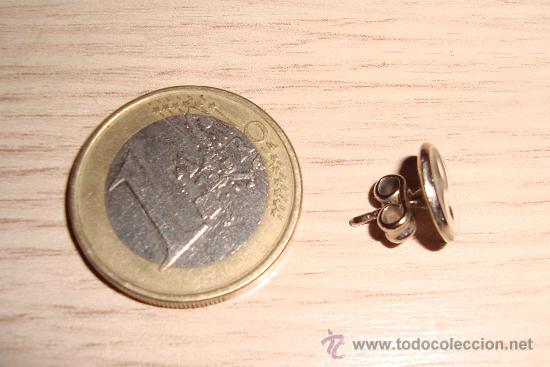 Joyeria: ANTIGUO Y CURIOSO PENDIENTE DE METAL CON FORMA YING YANG - Foto 2