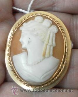 Joyeria: Antiguo Camafeo antiguo. Oro 18 K. - Foto 1