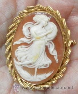 Joyeria: Camafeo antiguo. Oro 18 K. - Foto 2