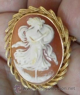 Joyeria: Camafeo antiguo. Oro 18 K. - Foto 4