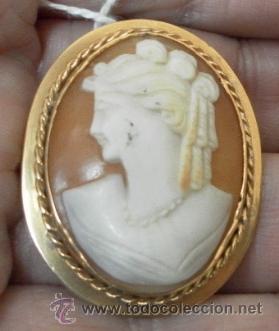 Joyeria: Antiguo Camafeo antiguo. Oro 18 K. - Foto 2