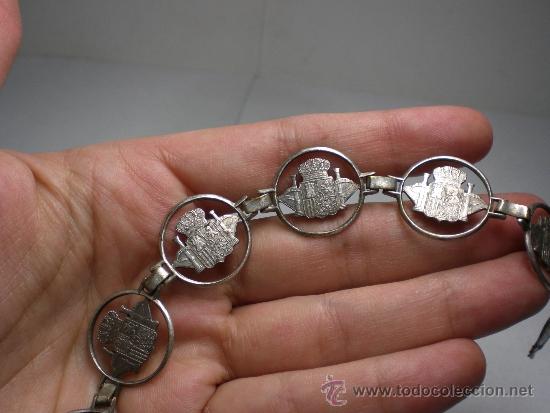 Joyeria: Pulsera con escudos de Espa&ntilde;a en PLATA &middot; ca. 1940 - Foto 3