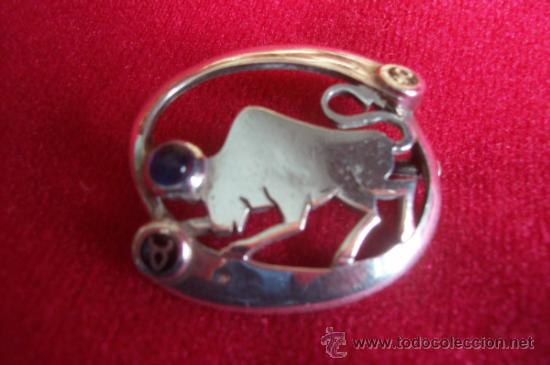 Joyeria: Broche de plata TAURO - Foto 1