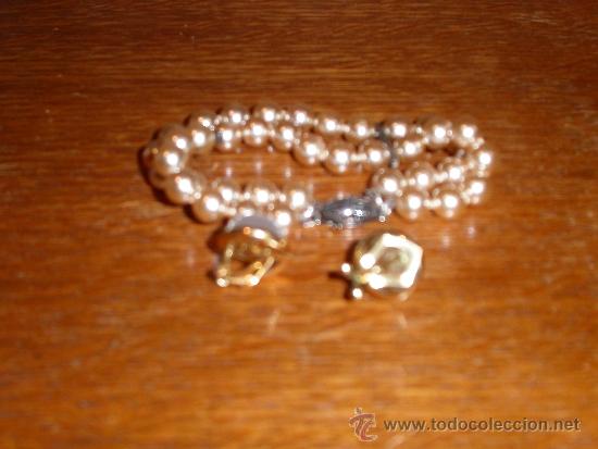 Joyeria: PULSERA Y PENDIENTES DE PERLAS.VINTAGE. - Foto 3