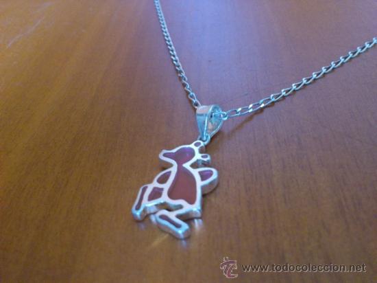 Joyeria: Moderno colgante con cadena de plata de ley 925 - Foto 1