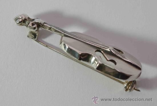 Joyeria: BROCHE VIOLIN PLATA DE LEY - VIOLIN BROOCH SILVER - Foto 4