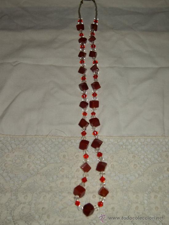 Joyeria: COLLAR CRISTAL Y AGATA.VINTAGE. - Foto 2