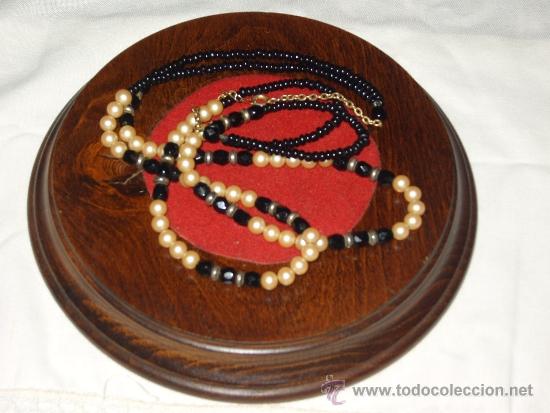 Joyeria: Collar de cristal y perlas,a&ntilde;os 70. - Foto 2