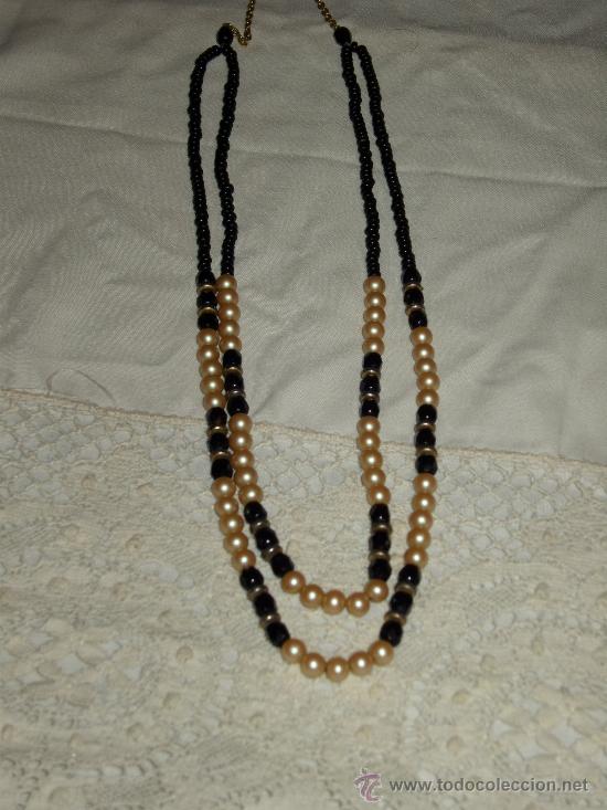 Joyeria: Collar de cristal y perlas,a&ntilde;os 70. - Foto 5