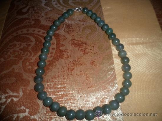 Joyeria: COLLAR JADE VERDE AUTENTICO DE BIRMANIA - Foto 3
