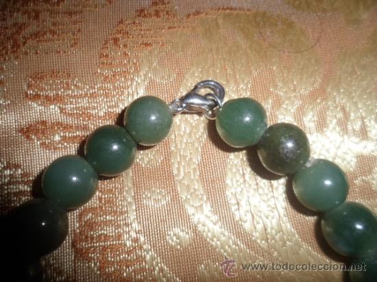 Joyeria: COLLAR JADE VERDE AUTENTICO DE BIRMANIA - Foto 3