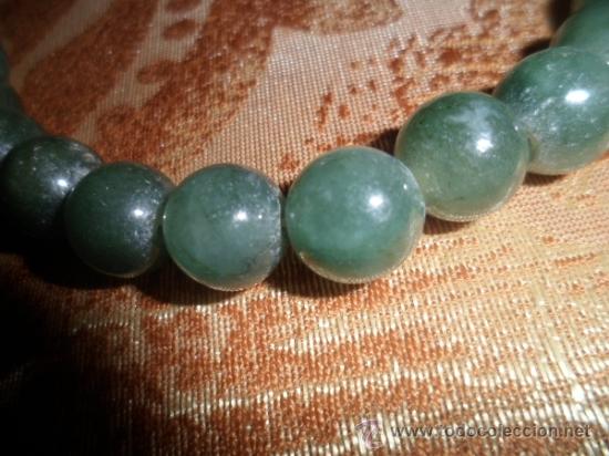 Joyeria: COLLAR JADE VERDE AUTENTICO DE BIRMANIA - Foto 2