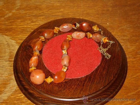 Joyeria: COLLAR DE AGATAS.VINTAGE. - Foto 2