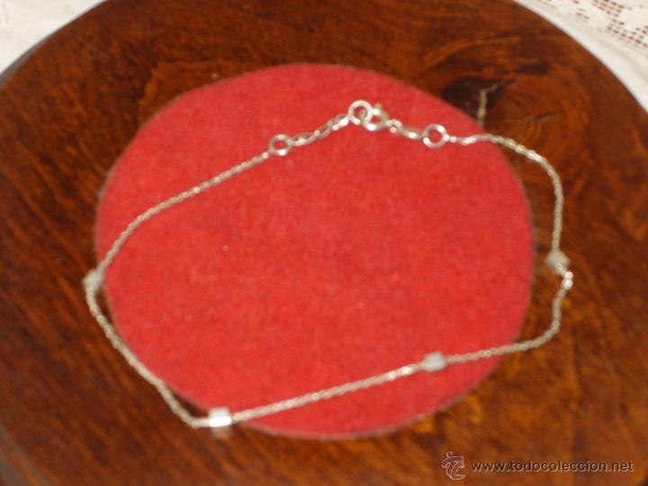 Joyeria: PULSERA DE PLATA PARA EL TOBILLO. - Foto 2
