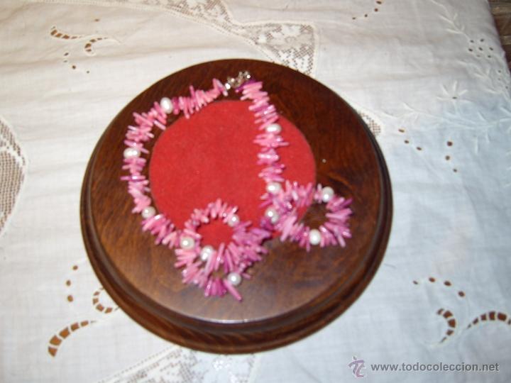 Joyeria: COLLAR DE CORAL ROSA CON PERLAS. - Foto 1