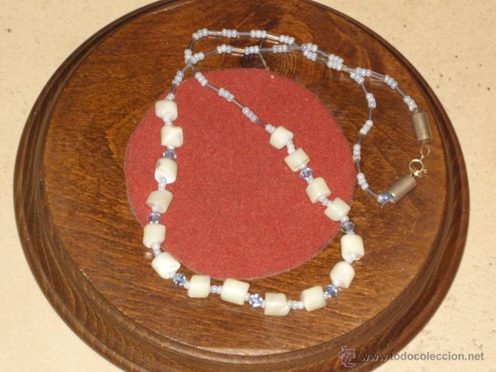 Joyeria: ANTIGUO COLLAR DE NACAR Y CRISTAL. - Foto 2