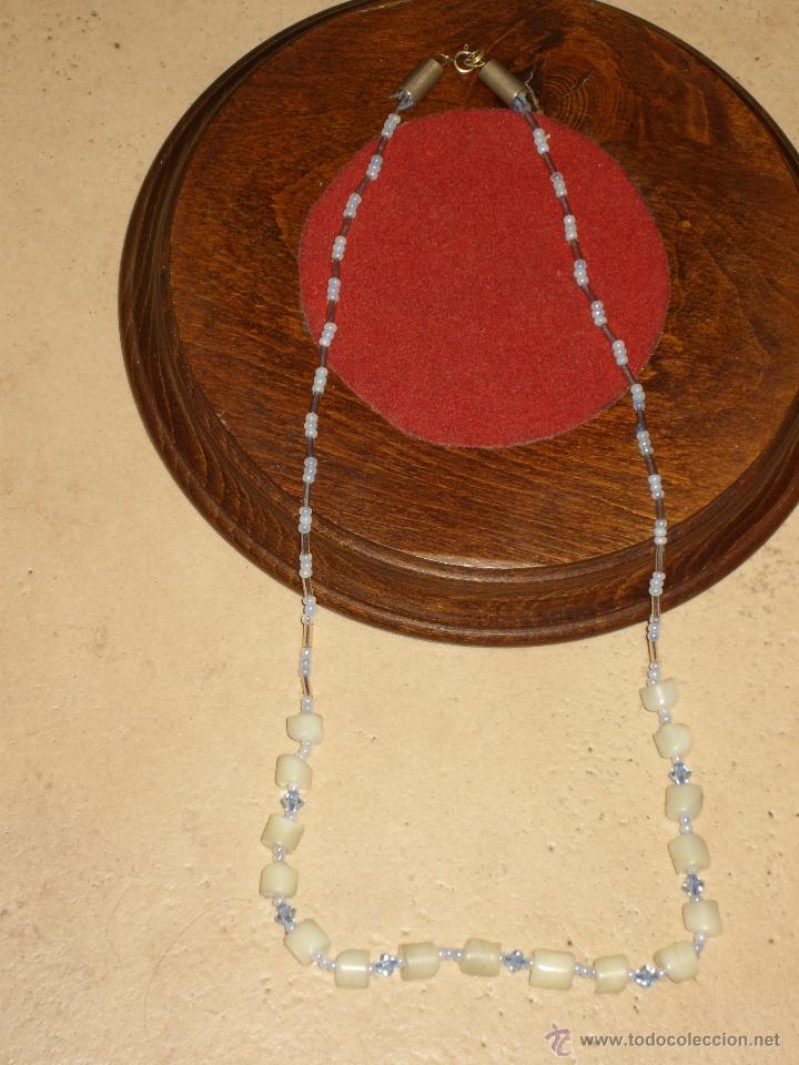 Joyeria: ANTIGUO COLLAR DE NACAR Y CRISTAL. - Foto 3