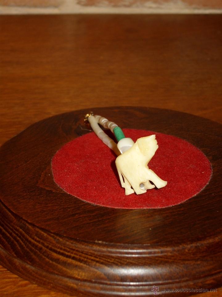 Joyeria: ANTIGUA PULSERA DE HUESO Y NACAR. - Foto 3
