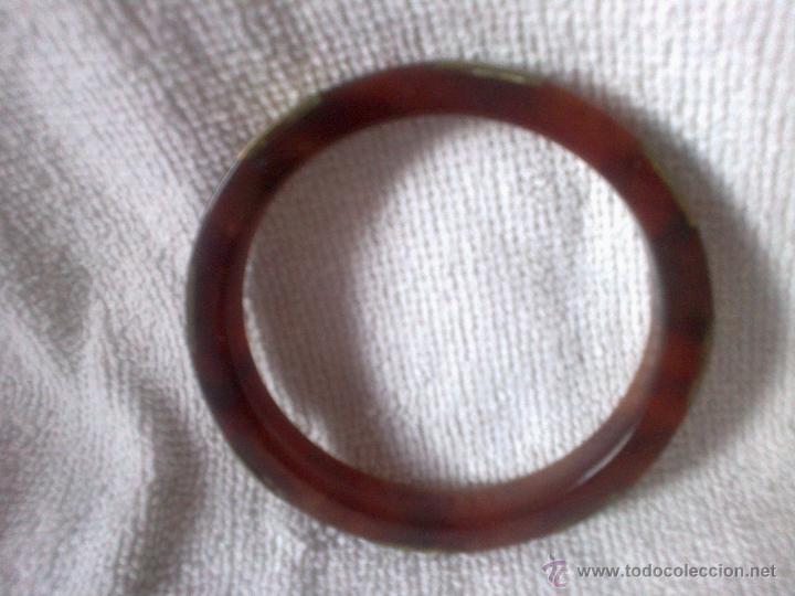 Joyeria: ANTIGUA PULSERA DE CONCHA Y BRONCE - Foto 1