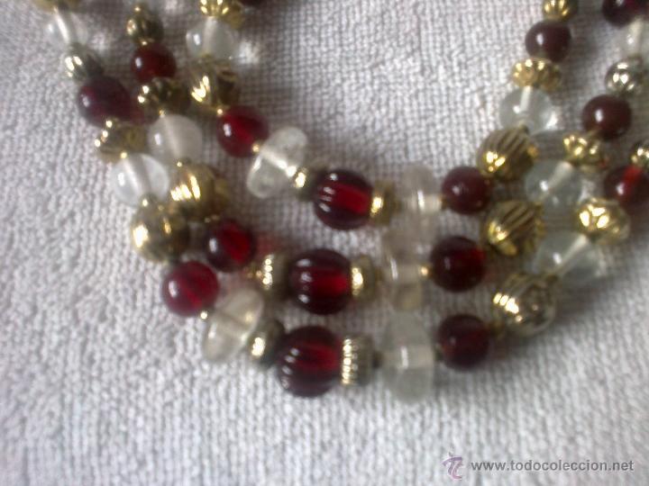 Joyeria: ANTIGUO CINTURON DE BRONCE, CRISTALES DE ROCA Y CUERO - Foto 2