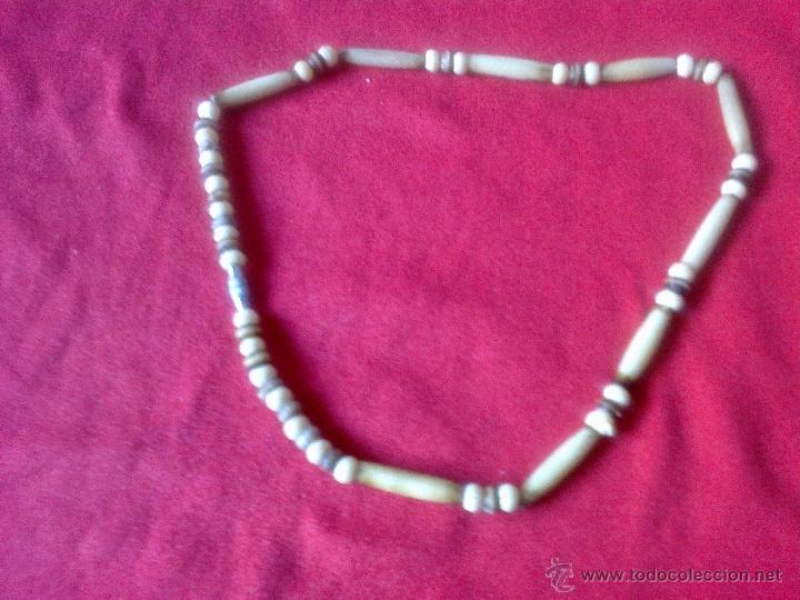 Joyeria: ANTIGUO COLLAR CON CUERNO DE CIERVO - Foto 1